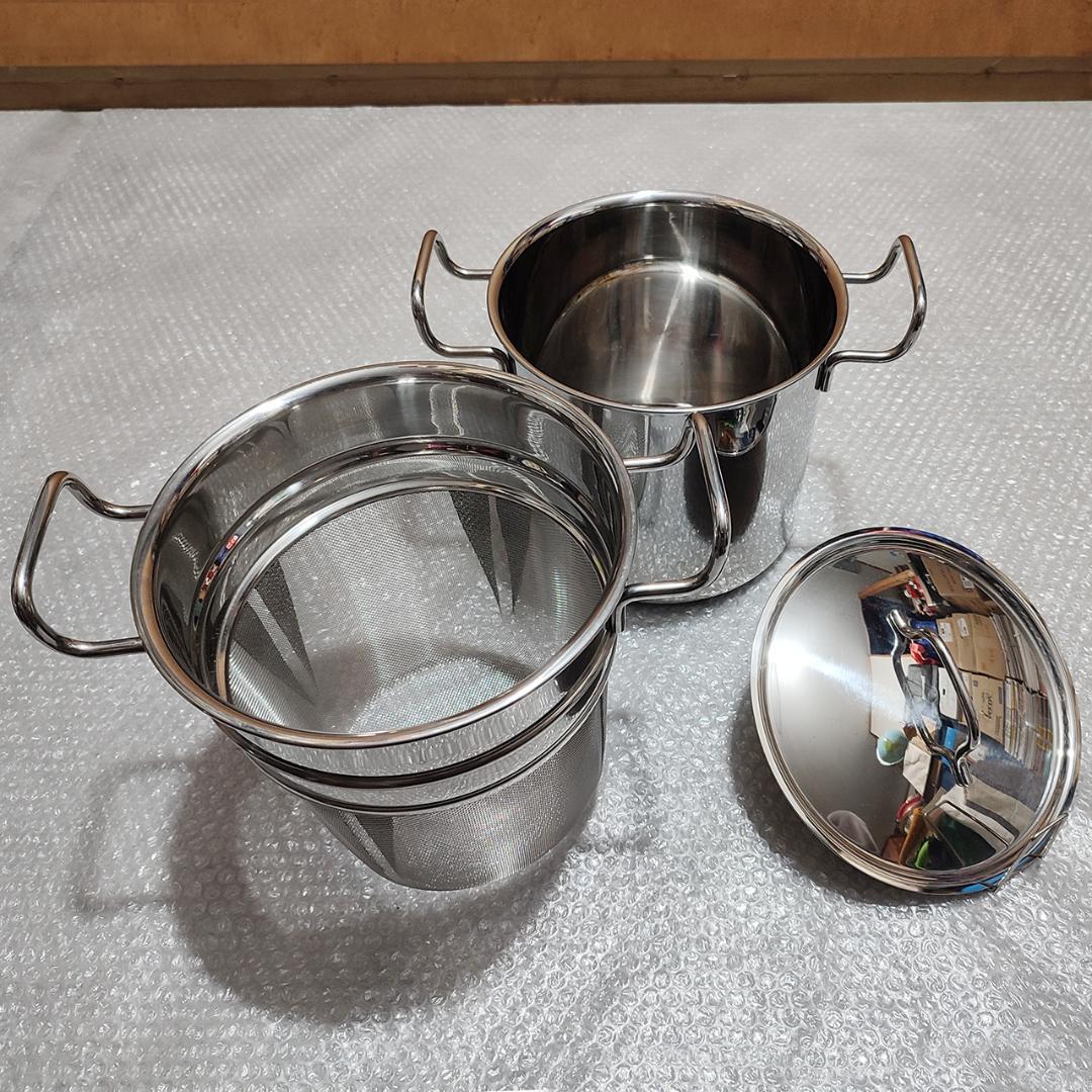 ジオ・プロダクト パスタポット 21cm IH・ガス火対応