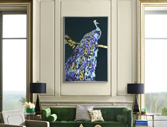 ほうろう彩の装飾画