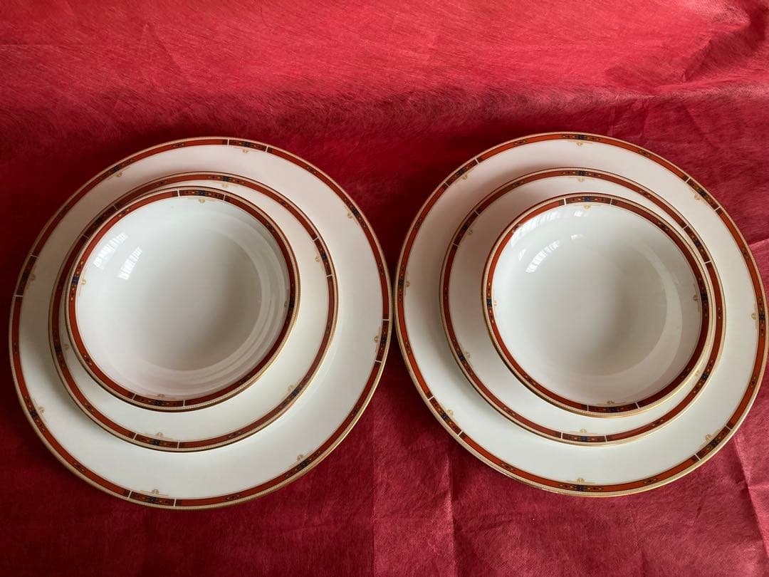 ウエッジウッド コロラド 27cm皿、20.5cm皿、サラダ皿各2枚[未使用]