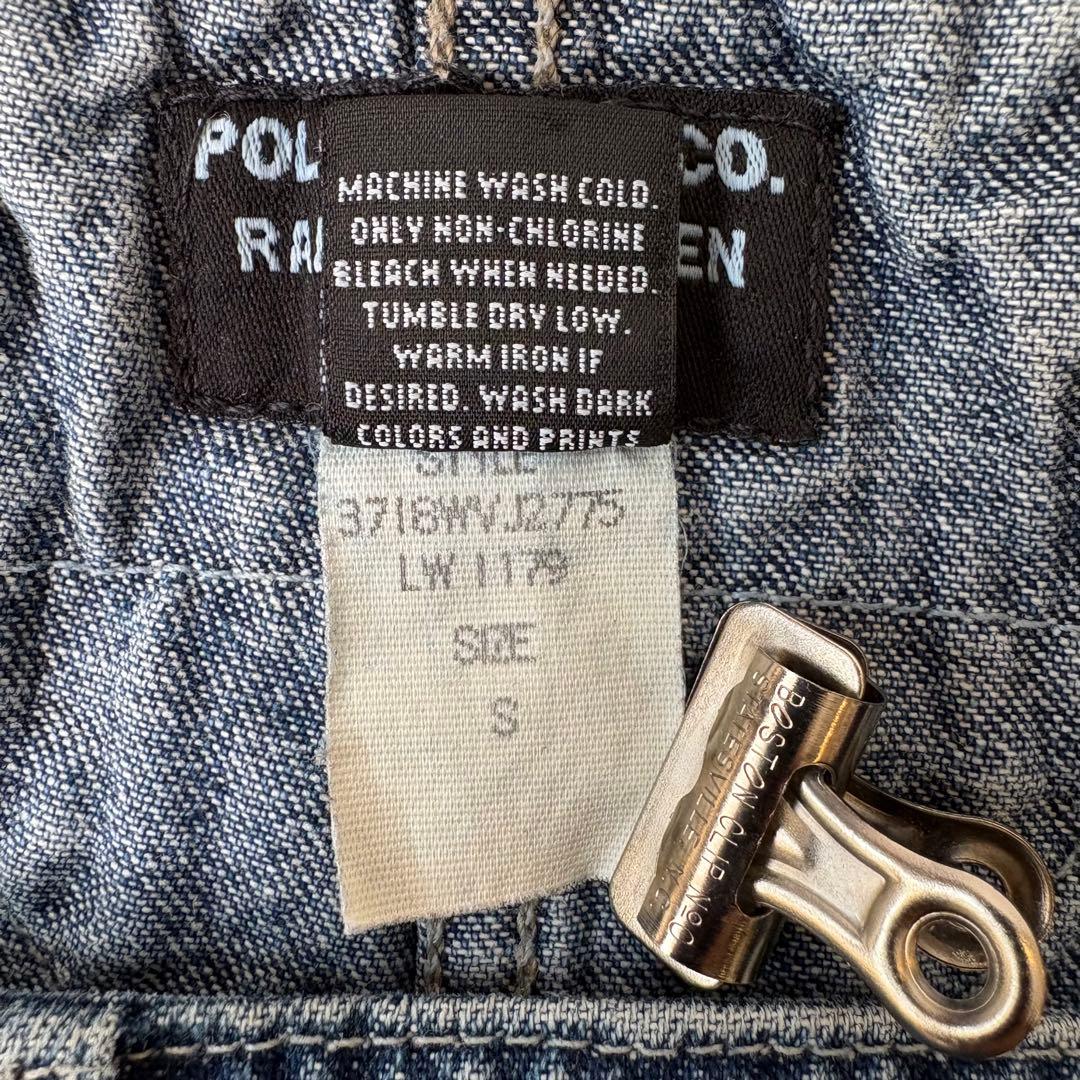 美品 90's Polo Jeans ポロジーンズ オーバーオール　メキシコ製