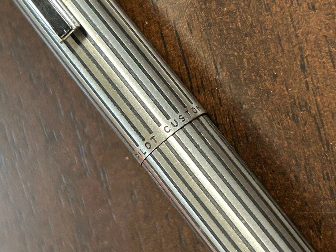 Pilot Custom H371 18KWG 万年筆 シルバー