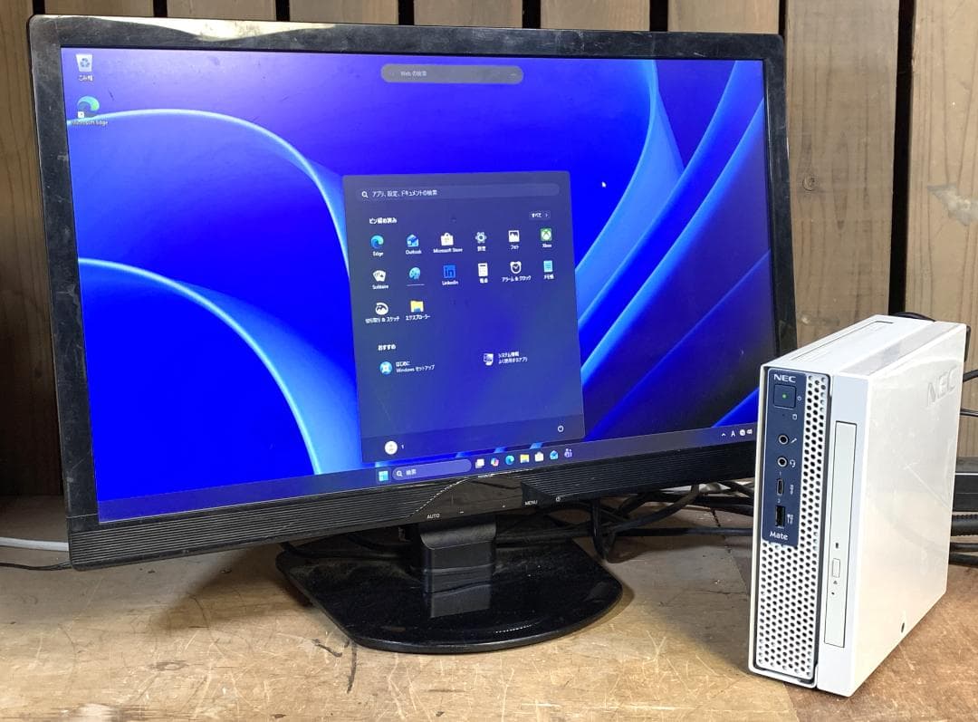 NEC 超小型/SSD/Win11 Pro 24H2/MKL31C-4 使用少♪