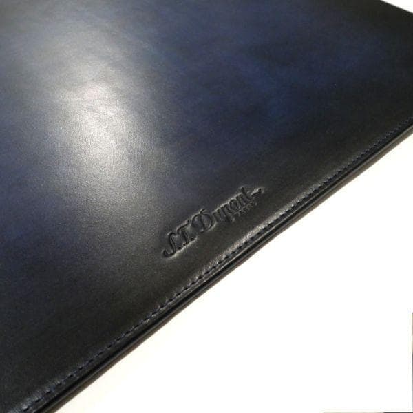デュポン S.T.DUPONT 007105アトリエブルー レザー デスクマット