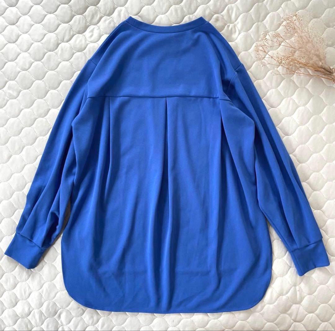 【美品】BEARDSLEY Tブラウス　ブルー　サイズ0