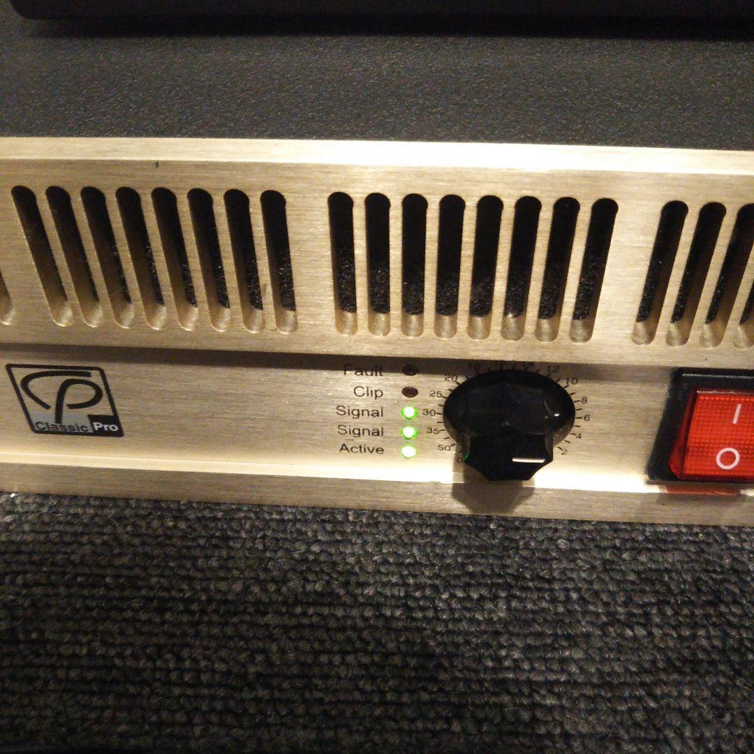 CLASSIC PRO CP800 パワーアンプ 動作確認.業者メンテナンス済み