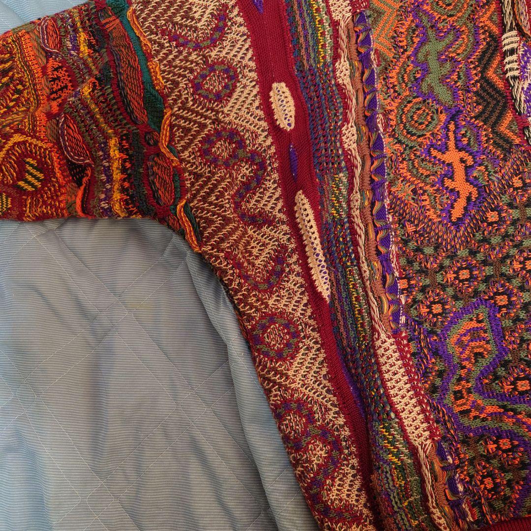 希少 レア coogi クージー 3D knit コットン オーストラリア製