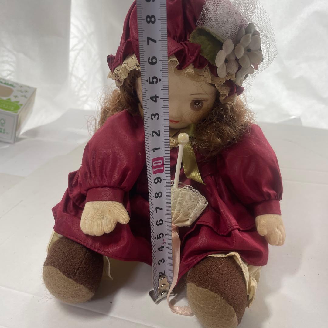 オルゴール オルゴールドール メモリー 人形 首振り　昭和レトロ