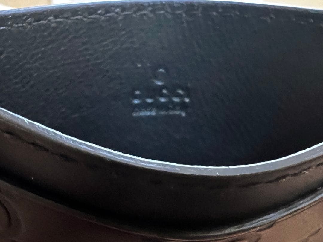 JOHAQページGUCCI グッチシマ GG柄 レザー カードケース