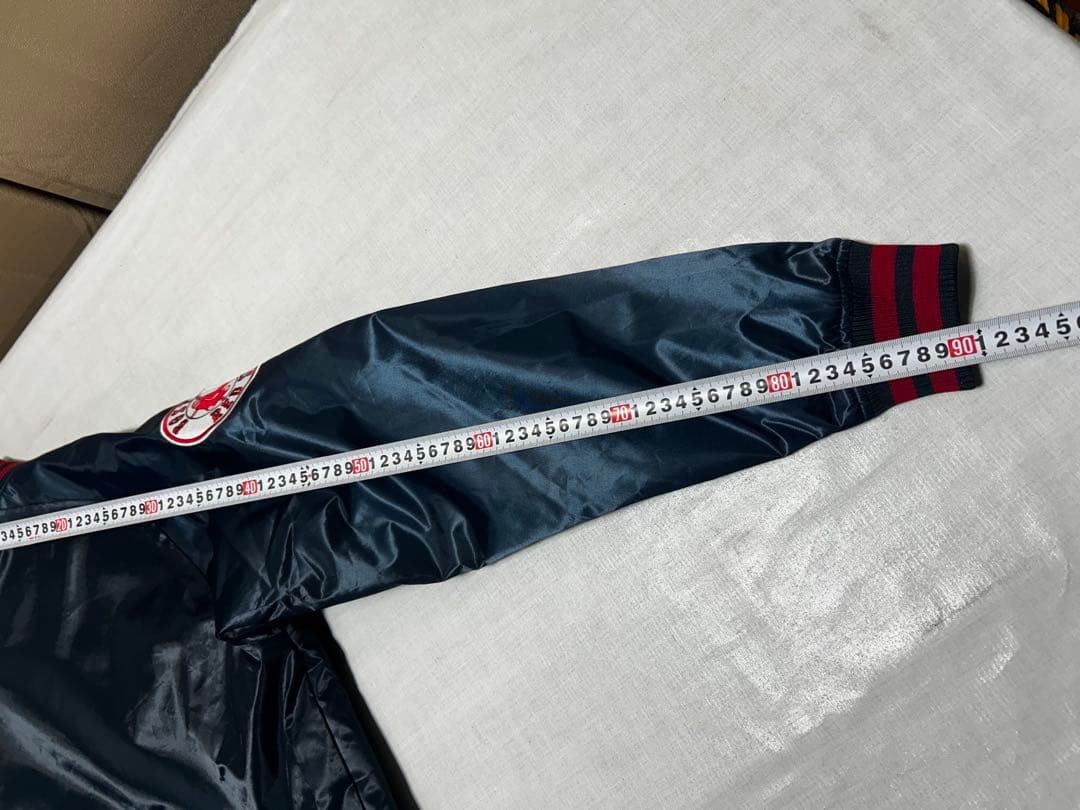 Fanatics レッドソックス スタジャン 中綿 サテン ジャケット XL