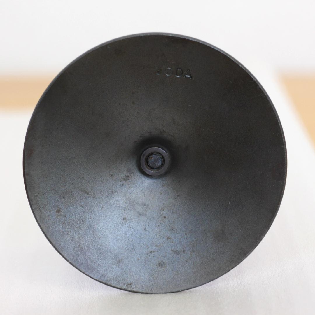 【美品・刻印】エリックホグラン　キャンドルスタンド オニオン型2段　ブルー 02