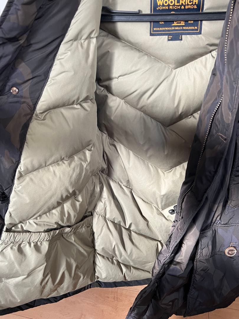 美品 破格 WOOLRICH アークティックパーカー BEAMS カモフラージュ