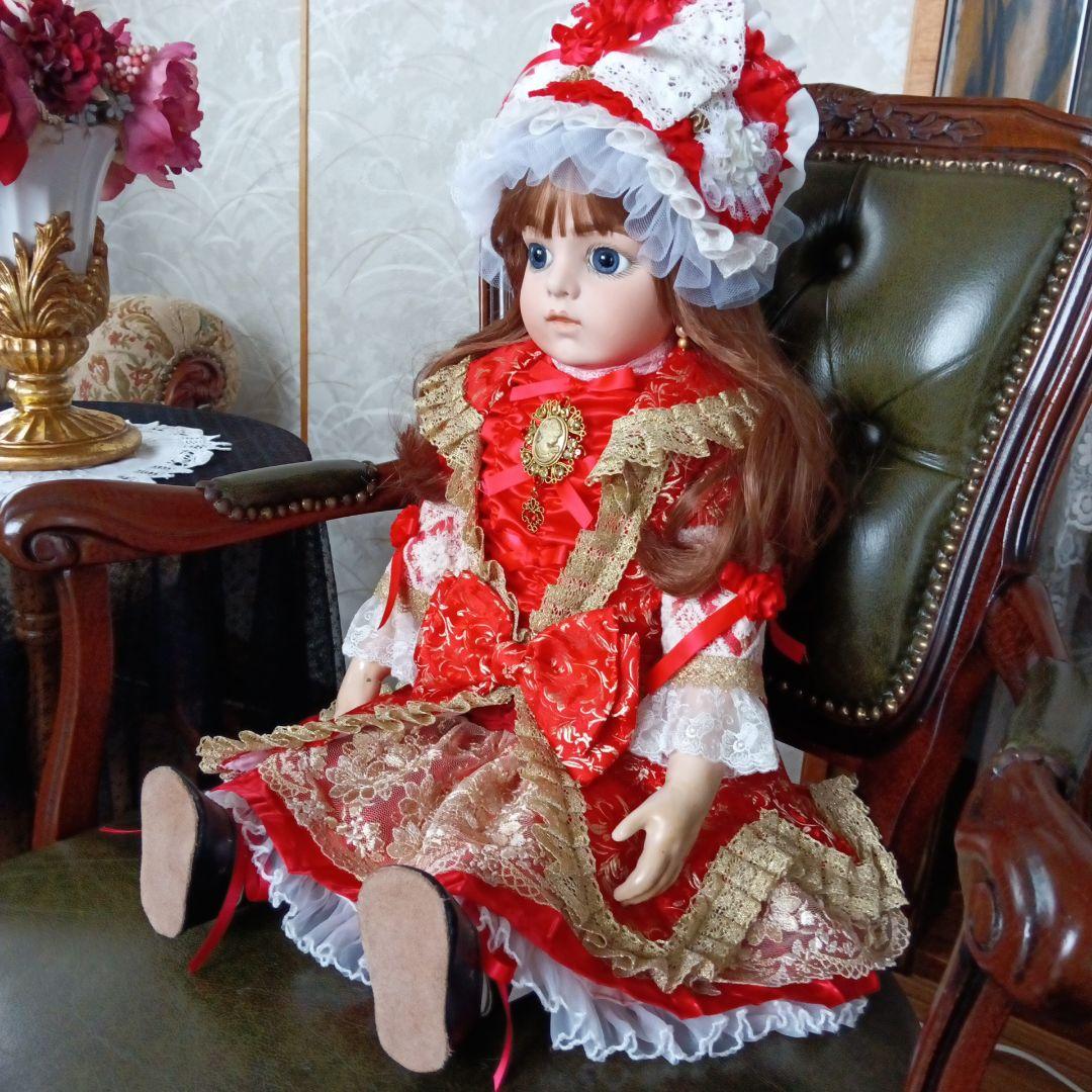 マルタ　ビスクドール❤️一足早いX'mas　大きな青い瞳のBruを貴方に！