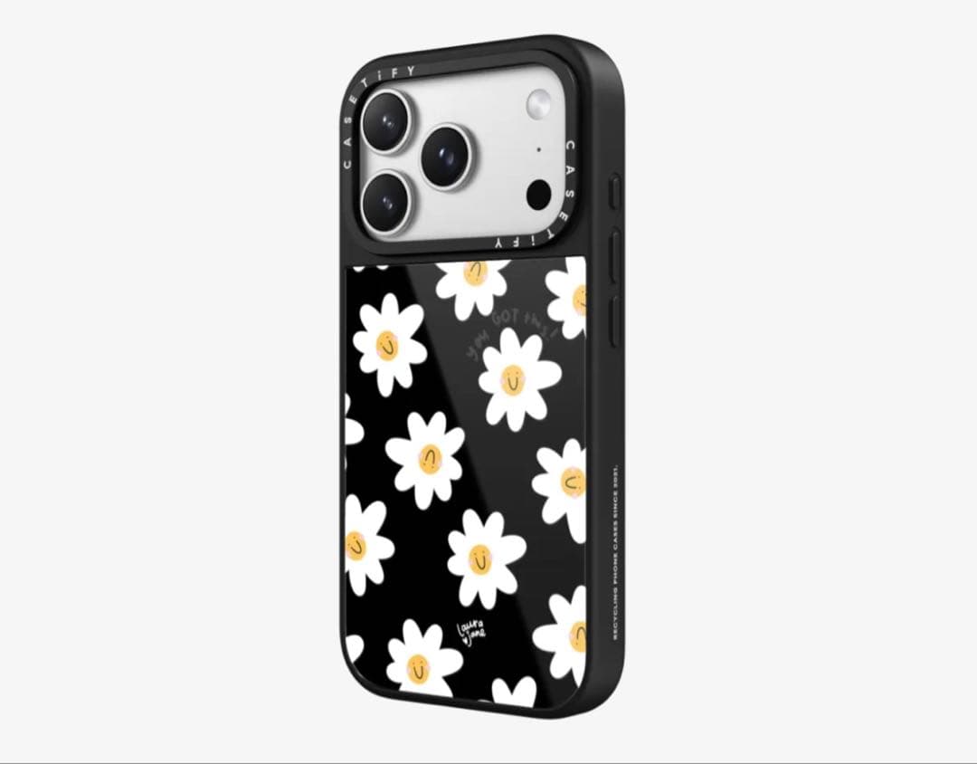 iPhone17Pro Casetify iPhone用ケース 白い花柄