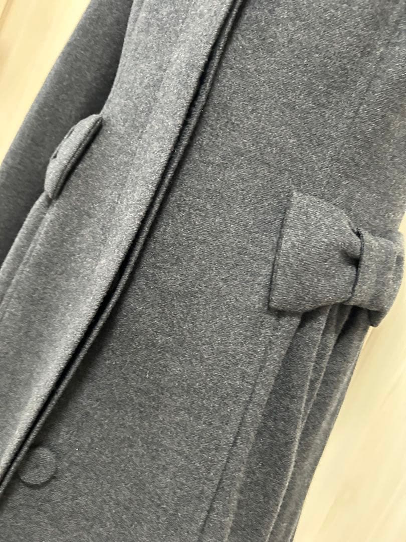 M'sグレイシー　リボン♡ウールコート 40 美品