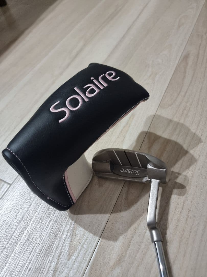 美品 Callaway SOLAIRE キャロウェイ パター +純正ヘッドカバー