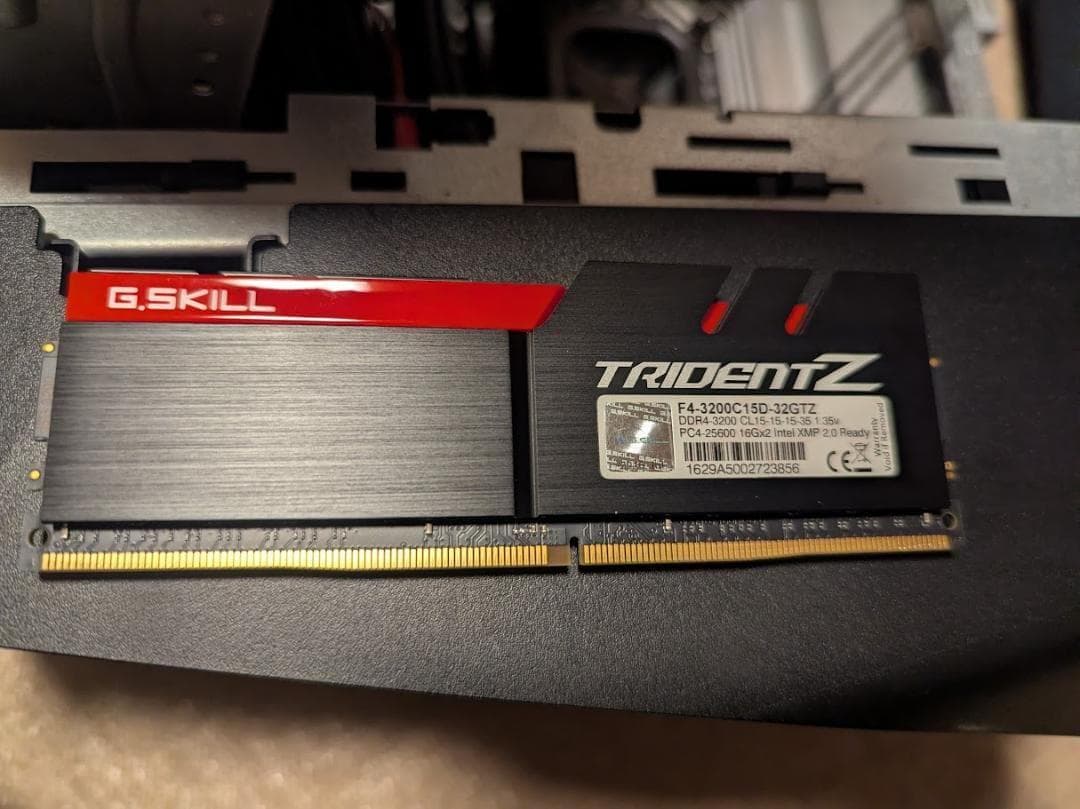 メモリー 32GB CL15 Sam B-die G.Skill DDR4-3200