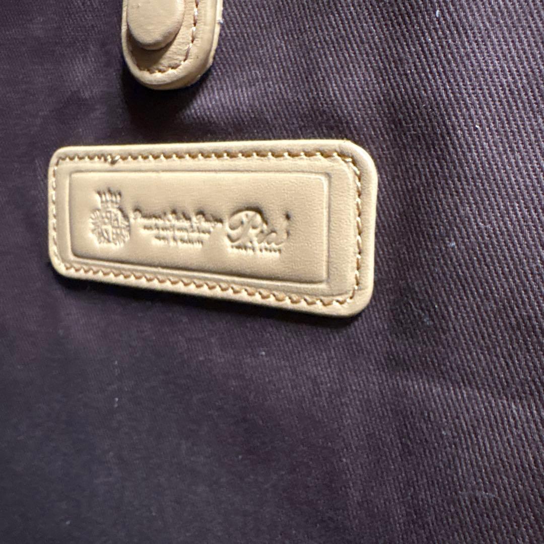 P.I.D/ビジネスバッグ/2way/ブリーフケース/ネイビー/レザー