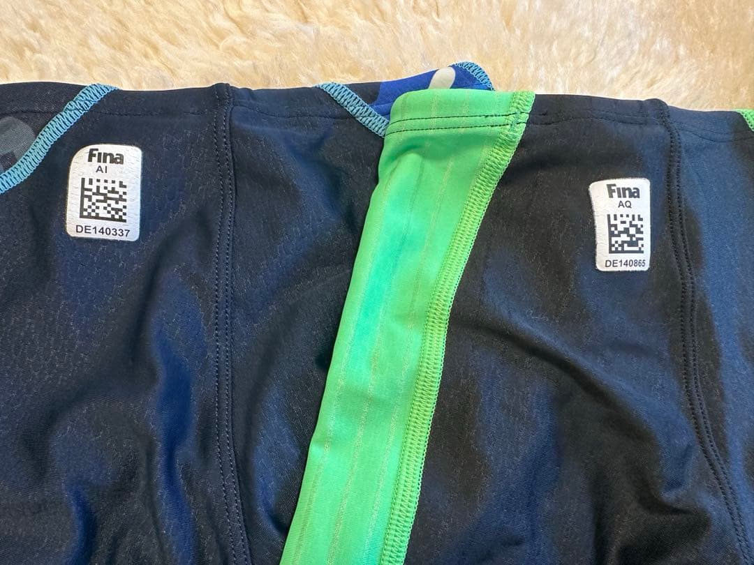 アリーナ　競泳水着　試合用　タフスーツ140 ミドルスパッツ2枚セット