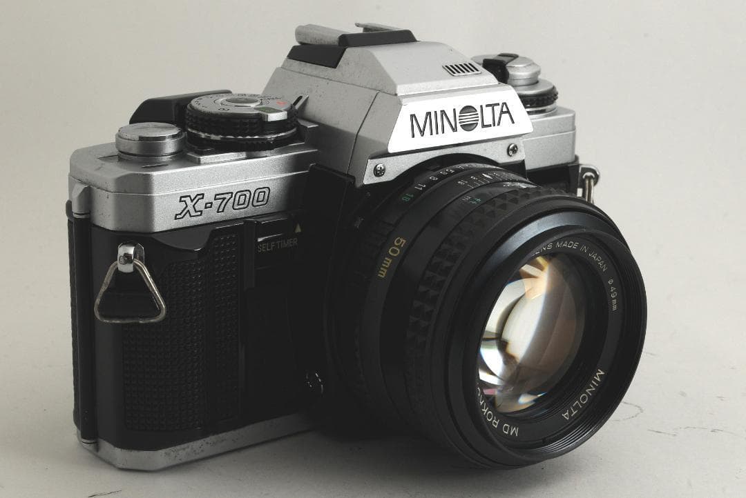 ミノルタ MINOLTA X-700 シルバー MD 50mm F/1.4 希少