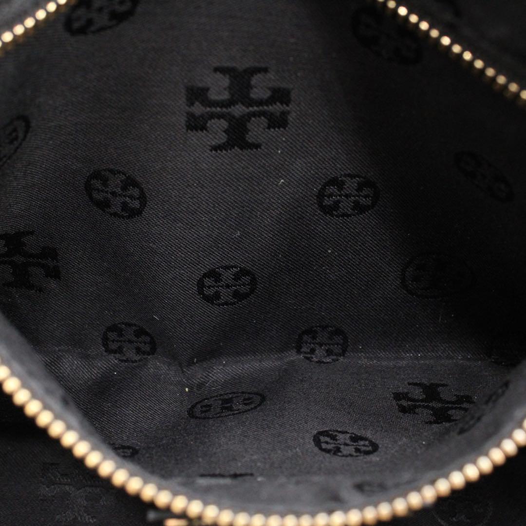 【美品】TORYBURCH タッセル ショルダーバッグ クロスボディ ブラック
