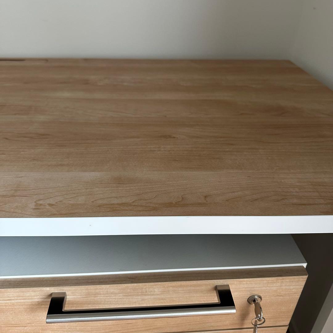 ①書斎机 学習机 デスクホリス ※机本体のみ (1/2)