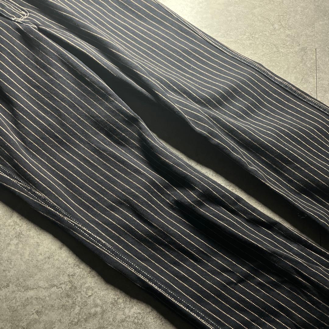 美品 VANSON つなぎ ウォバッシュストライプ M 送料無料