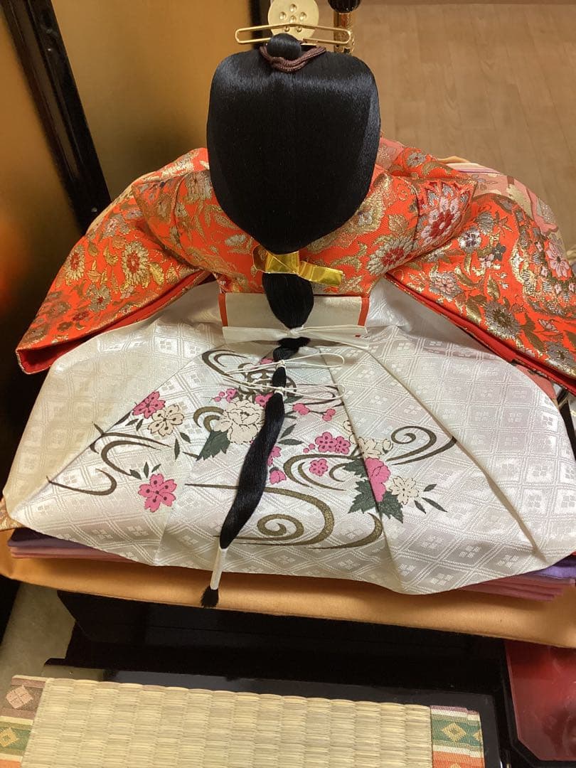 雛人形セット　裂地西陣織 賀美雛　三段飾り①