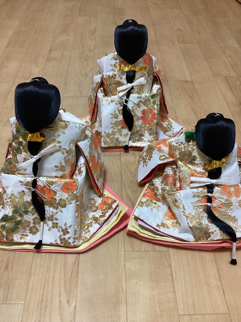 雛人形セット　裂地西陣織 賀美雛　三段飾り①