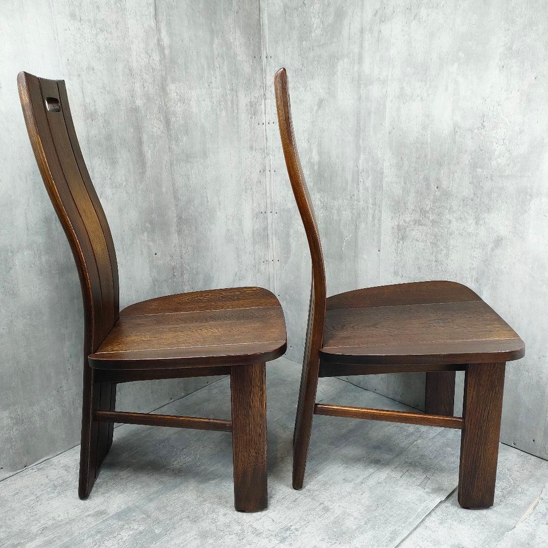 【迅速発送】カリモク ハイバック ダイニング チェア 椅子 2脚セット