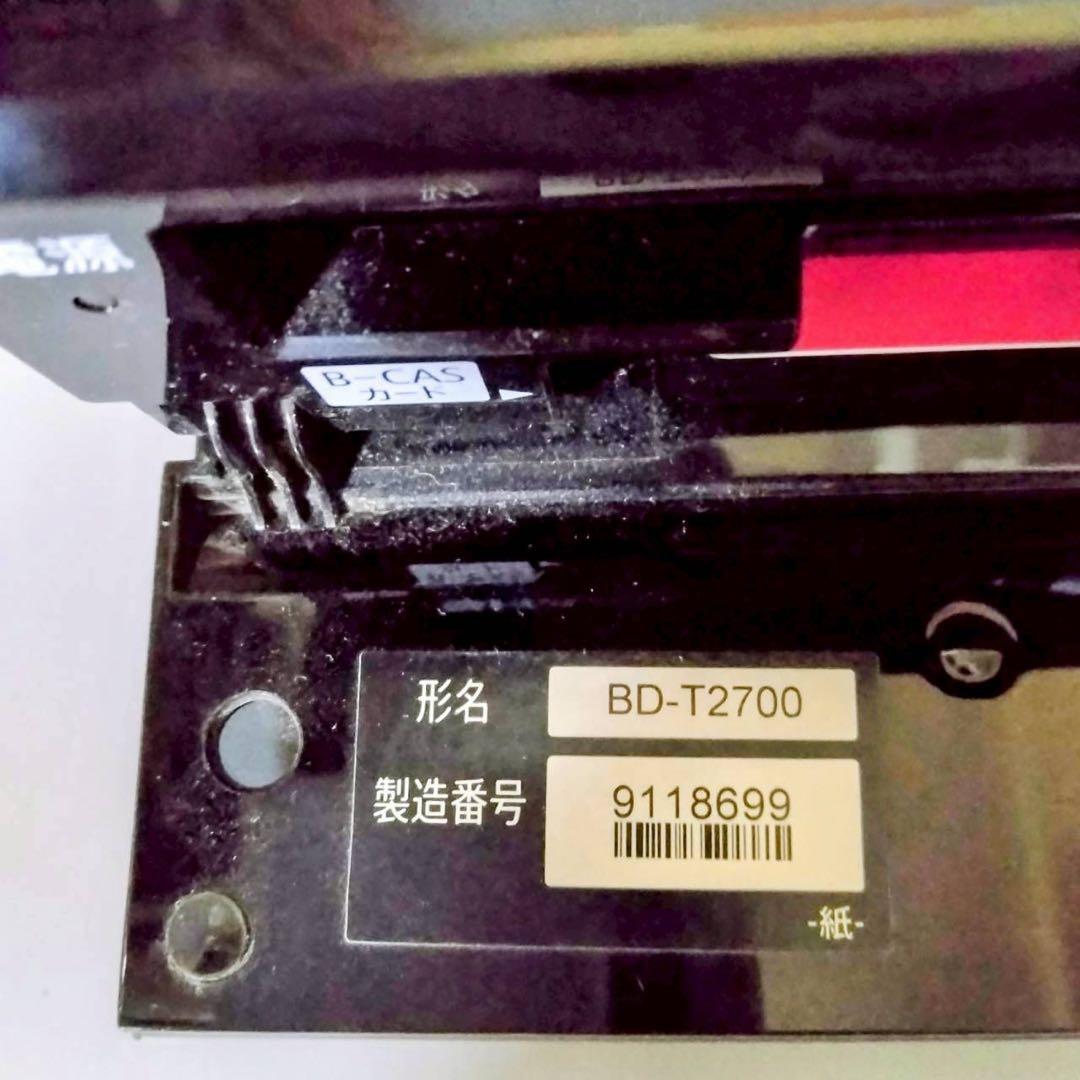 SHARP　AQUOS　BD-T2700　ブルーレイディスクレコーダー　2015