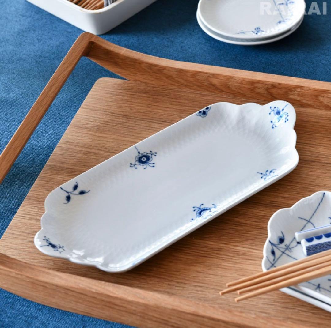 【ギフト包装】ロイヤルコペンハーゲン ブルーパルメッテ ブロッサム トレイ 2枚