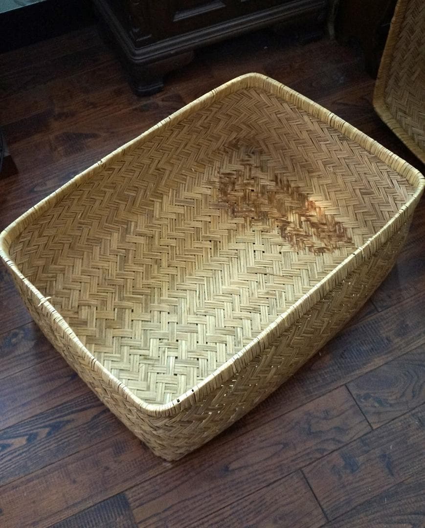 N様ご確認用画像・行李・竹細工・籠・こうり・つづら籠・衣類収納・古民具・雑物収納
