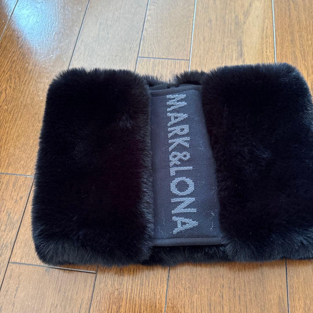 ⭐️未使用⭐️ MARK&LONA ブラック ネックウォーマー