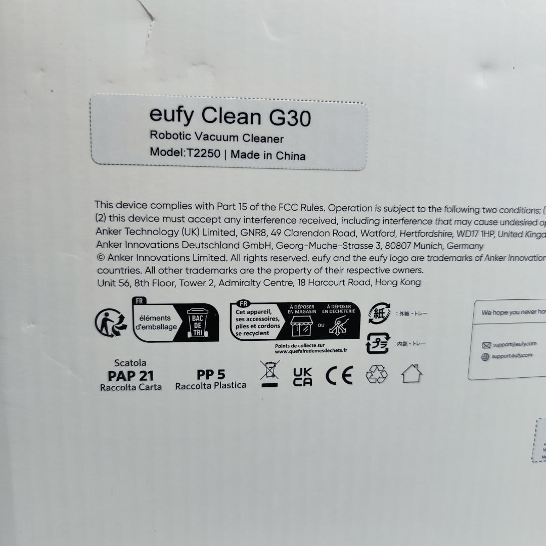 Anker Eufy RoboVac G30 ロボット掃除機 本体 ホワイト