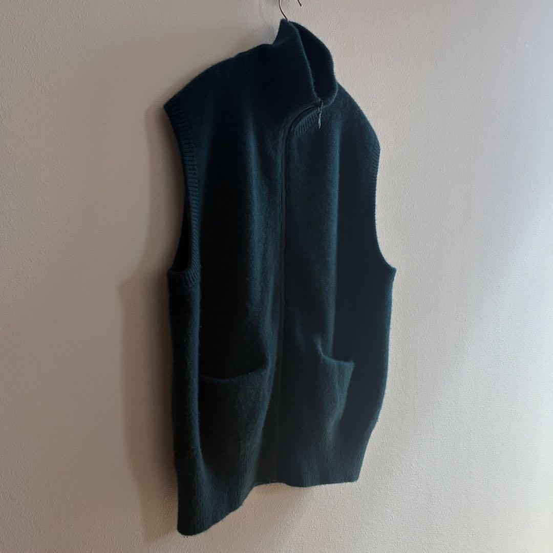 MAATEE&SONS wagamam別注 カシミヤベスト　フォレストグリーン