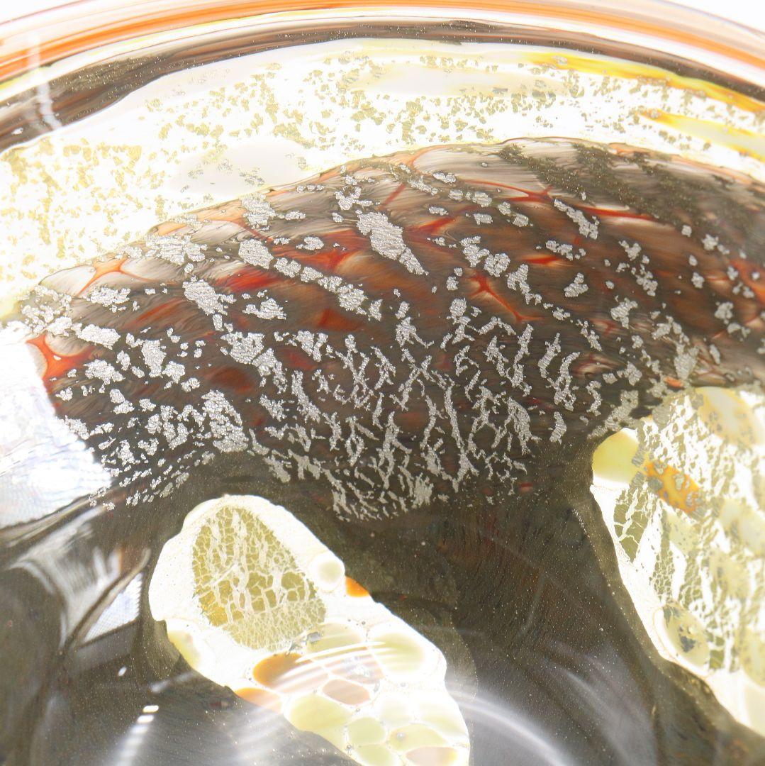 片岡操作 ガラス 鉢 ボウル 茶碗 硝子　C954　DD