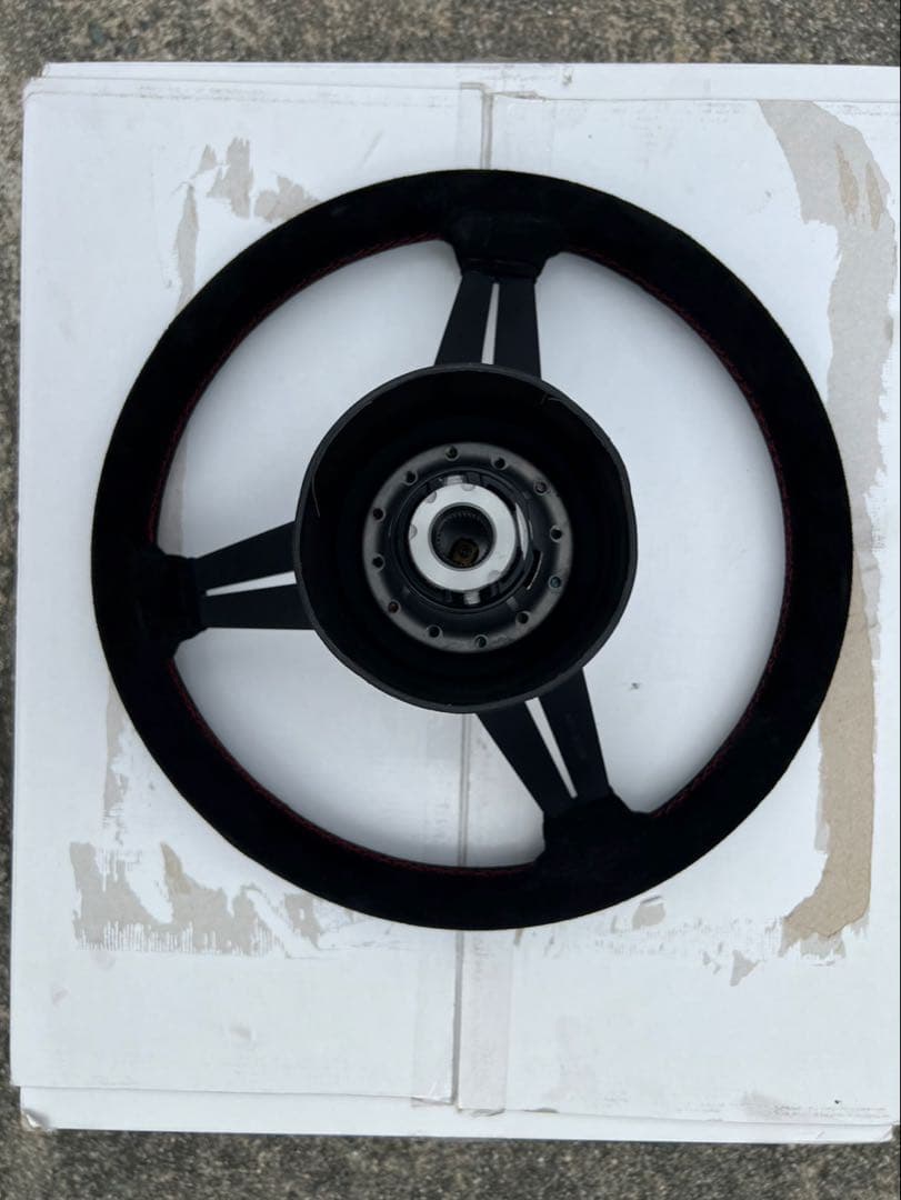 じ*ん様 ナルディ　ステアリング　35パイ　スエード仕様