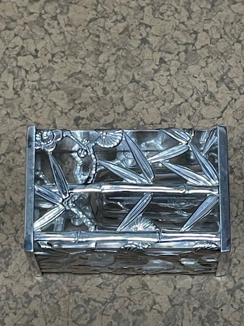 銀製　楊枝入れ　アンティーク