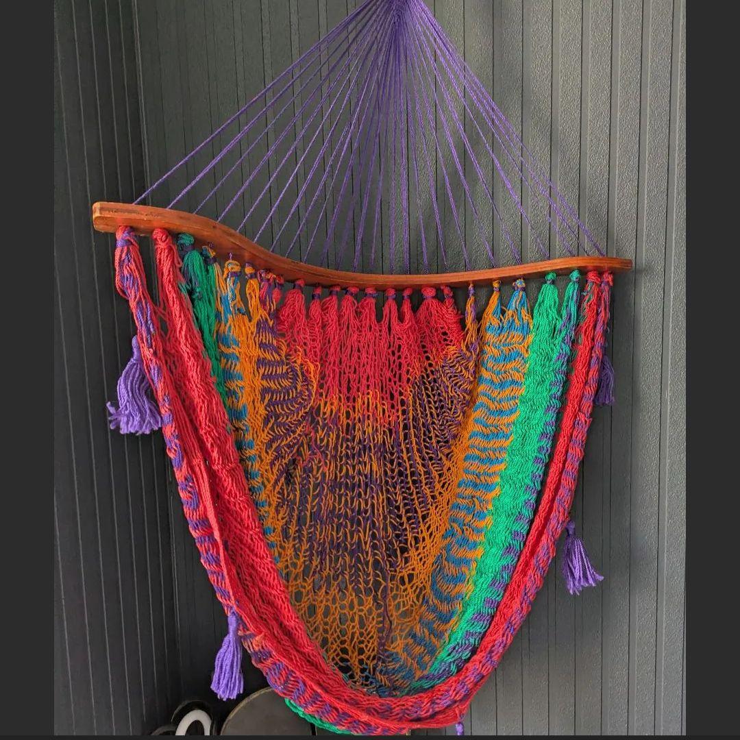 ハンモック チェア レア メキシコ 華やか アウトドア キャンプ インテリア