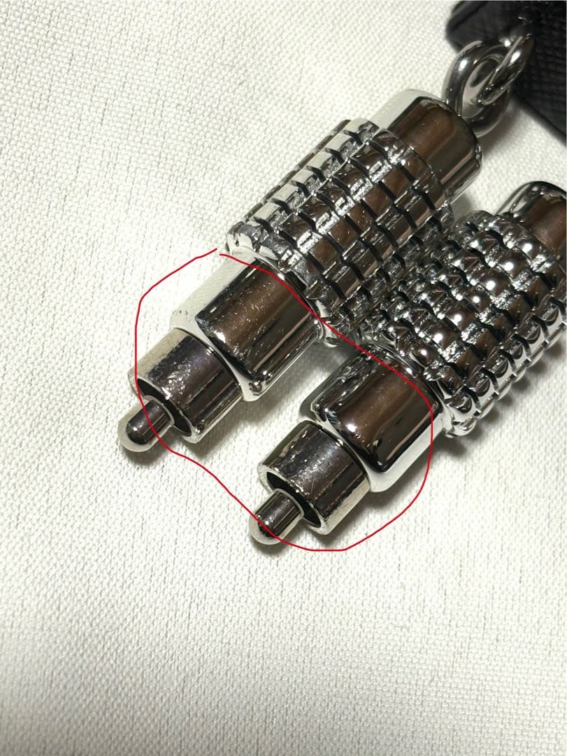 PRADA プラダ ロボットサフィアーノレザーバッグチャーム