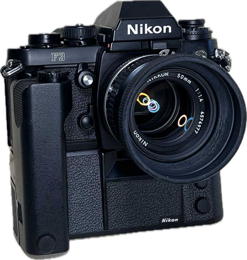 Nikon F3アイレベル+MD-4+NIKKOR 50mm 1:1.4