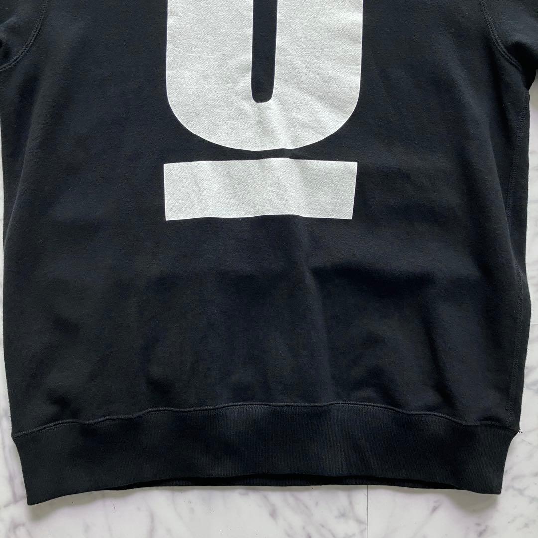 【美品】UNDERCOVER ビッグUロゴ スウェット 黒 サイズ2 日本製