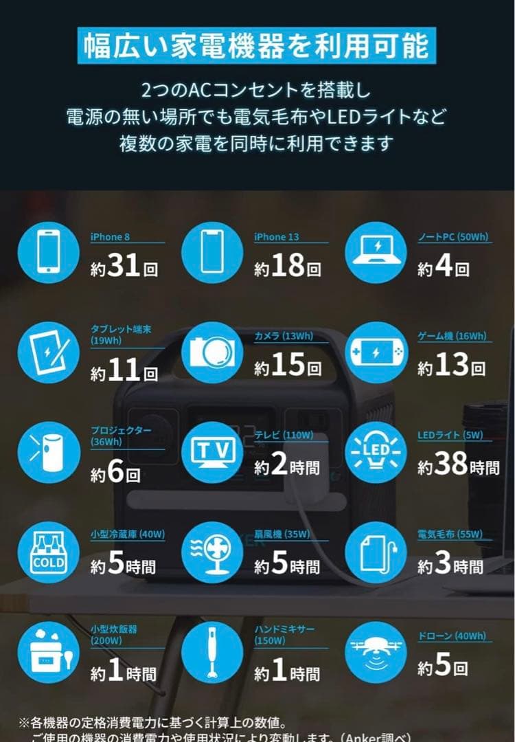 anker 521 バッテリー