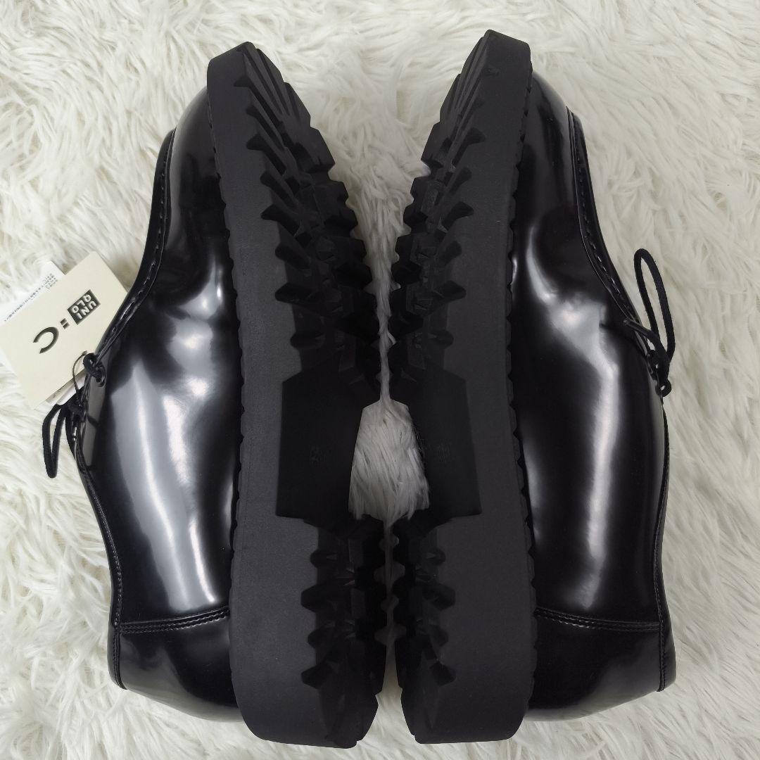 タグ付未使用✨ ユニクロシー レースアップシューズ チロリアンシューズ 黒 26