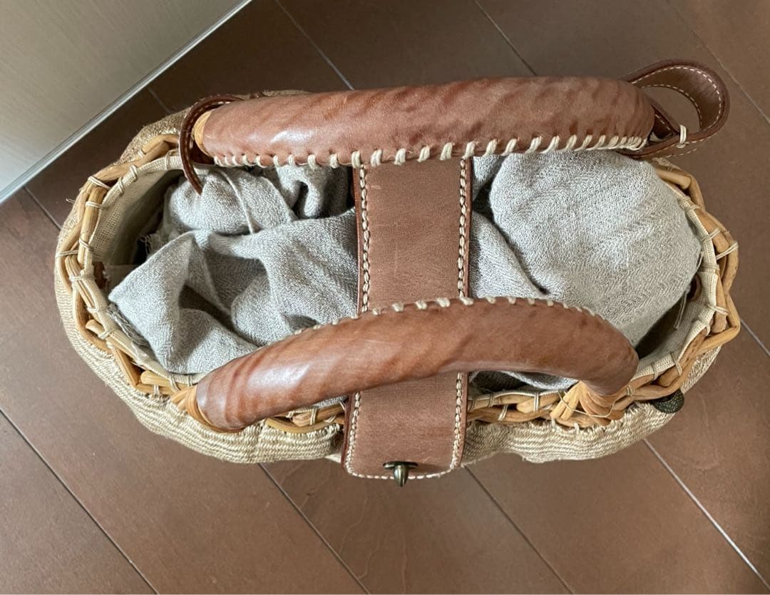 ebagos エバゴス 帽体 かごバッグ