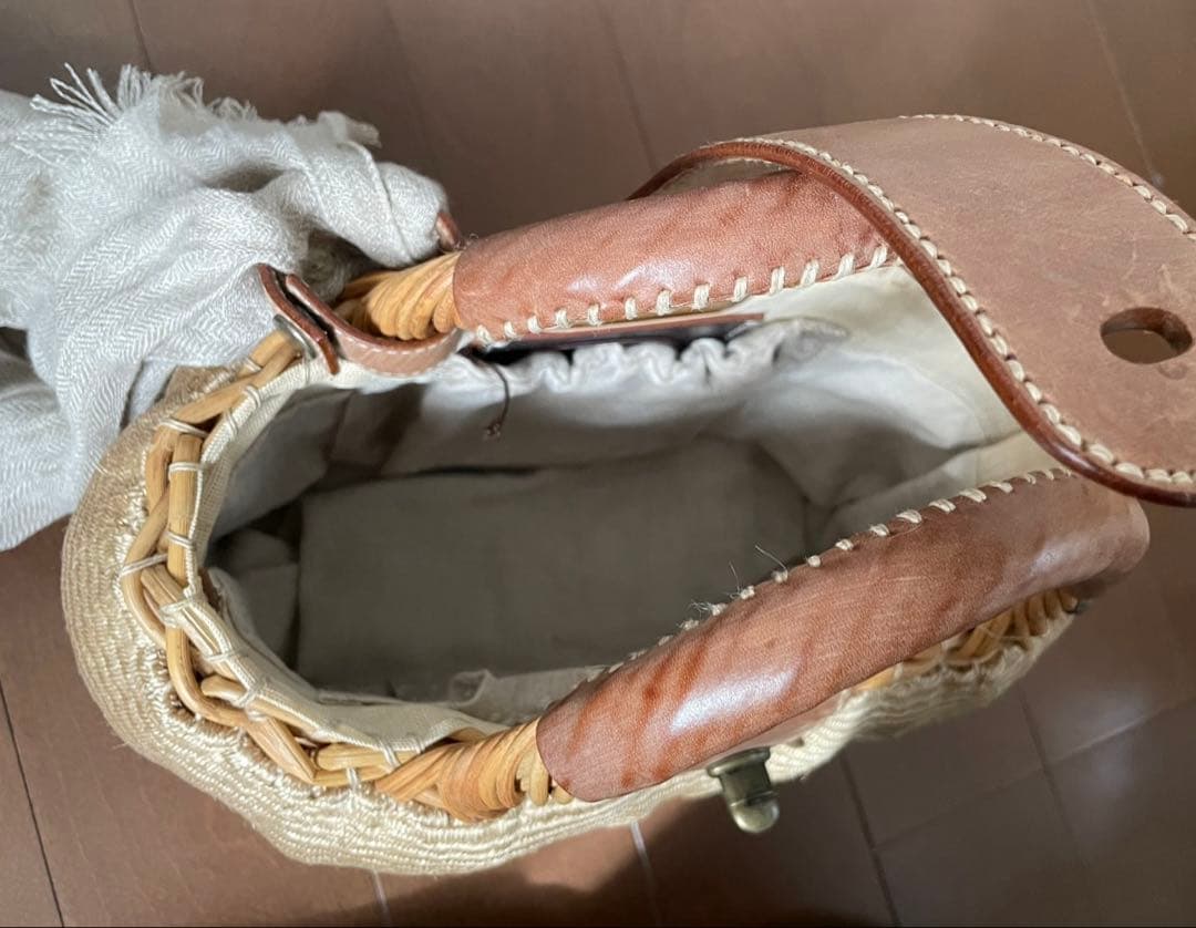 ebagos エバゴス 帽体 かごバッグ