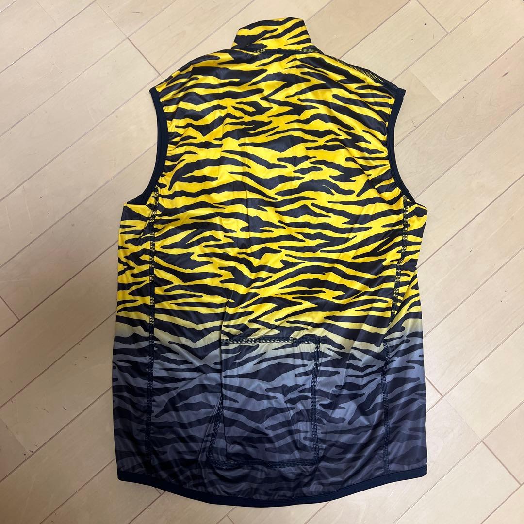 TEAMDREAM bicycling タイガー柄ジレ