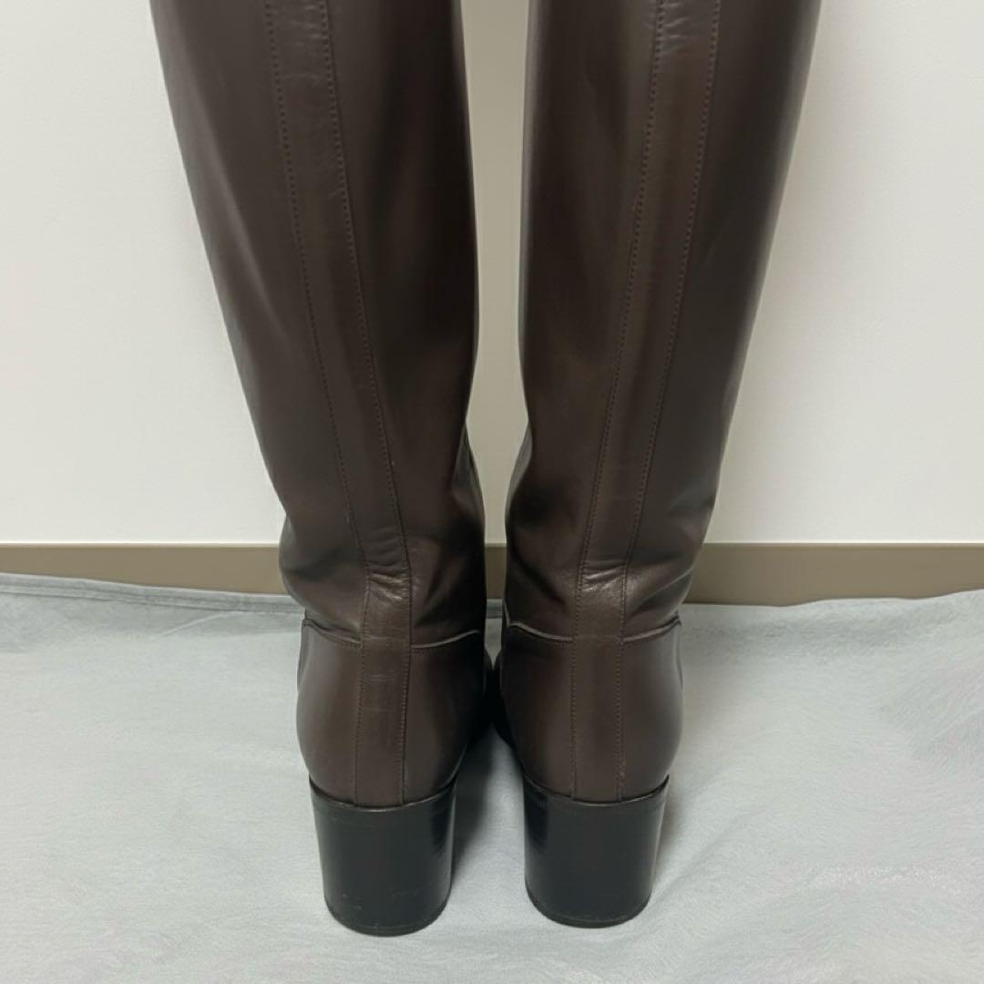 SARTORE サルトル ロングブーツ ブラウン 本革