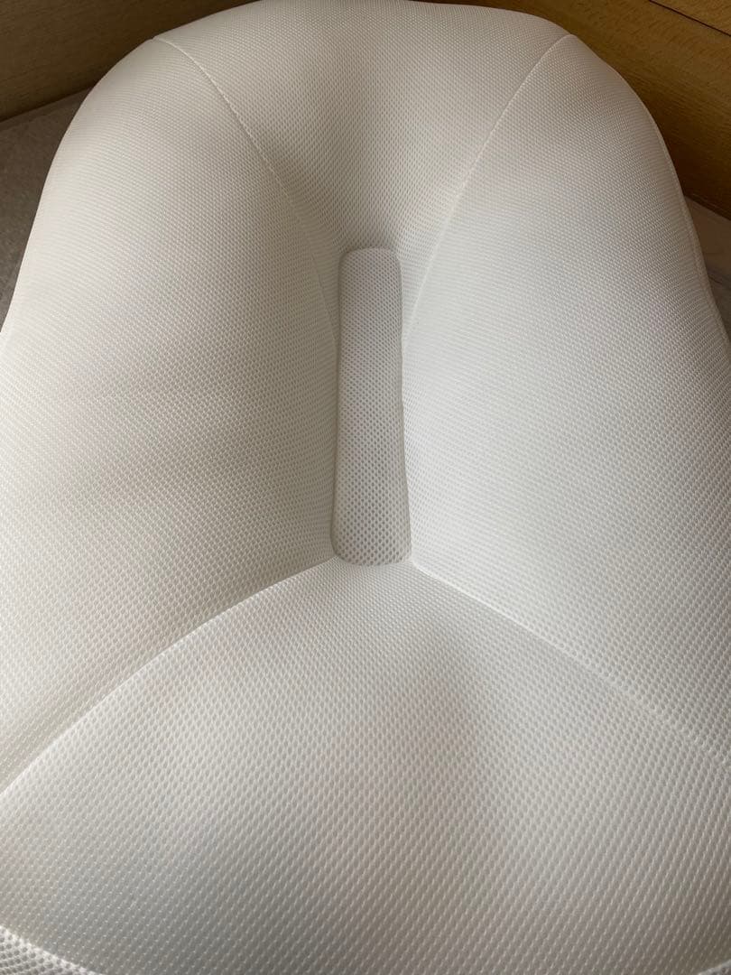 【美品】iimin Cカーブベビーベッド 専用パッド付