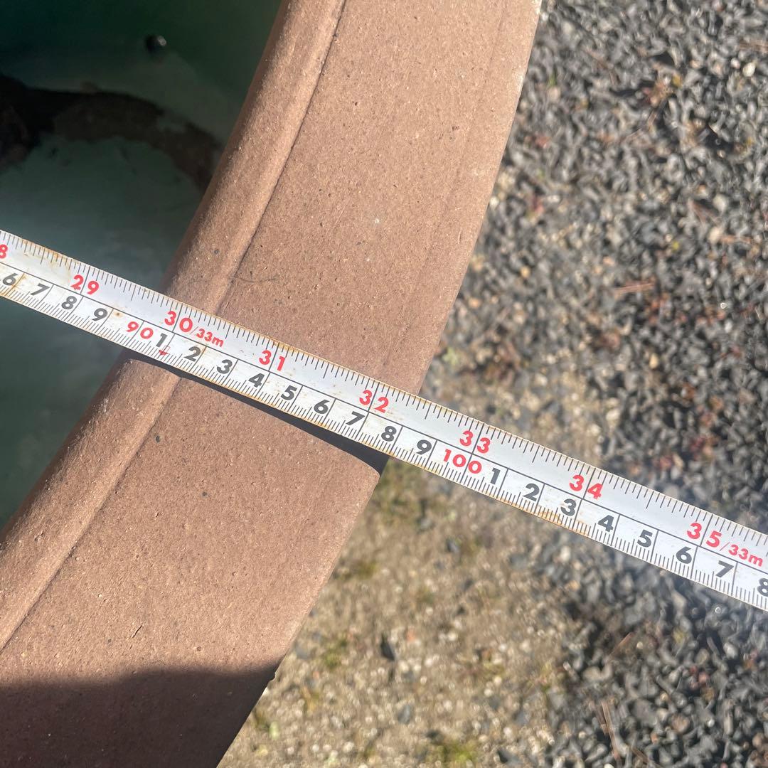 水鉢 睡蓮鉢 超大型 花模様